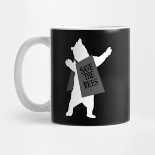 'Save The Bees' Adorable Bear Honeybee Gift Mug